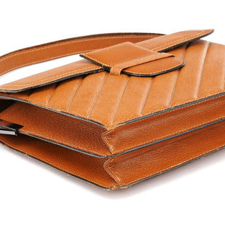 Yves Saint Laurent Light Brown Quilted Leather Shoulder Bag