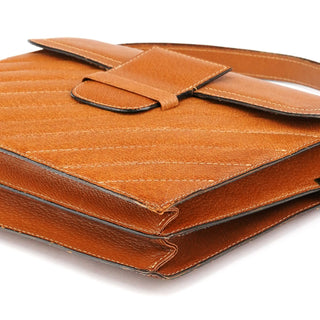 Yves Saint Laurent Light Brown Quilted Leather Shoulder Bag