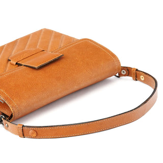 Yves Saint Laurent Light Brown Quilted Leather Shoulder Bag