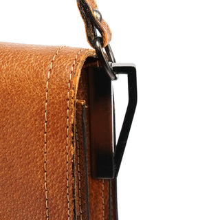 Yves Saint Laurent Light Brown Quilted Leather Shoulder Bag