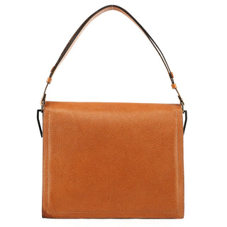 Yves Saint Laurent Light Brown Quilted Leather Shoulder Bag