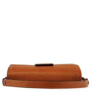 Yves Saint Laurent Light Brown Quilted Leather Shoulder Bag