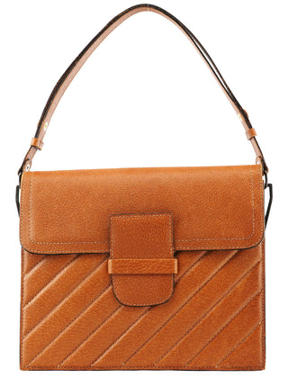 Yves Saint Laurent Light Brown Quilted Leather Shoulder Bag