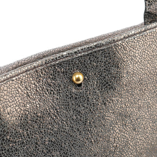Yves Saint Laurent Metallic Crackled Leather Muse Crossbody Bag