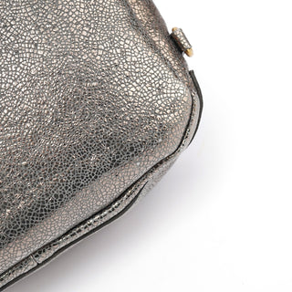 Yves Saint Laurent Metallic Crackled Leather Muse Crossbody Bag