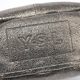 Yves Saint Laurent Metallic Crackled Leather Muse Crossbody Bag