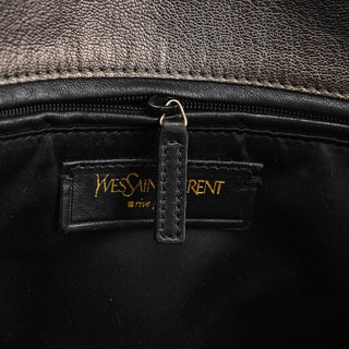 Yves Saint Laurent Metallic Leather Metropolis Shoulder Bag