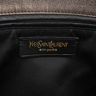 Yves Saint Laurent Metallic Leather Metropolis Shoulder Bag