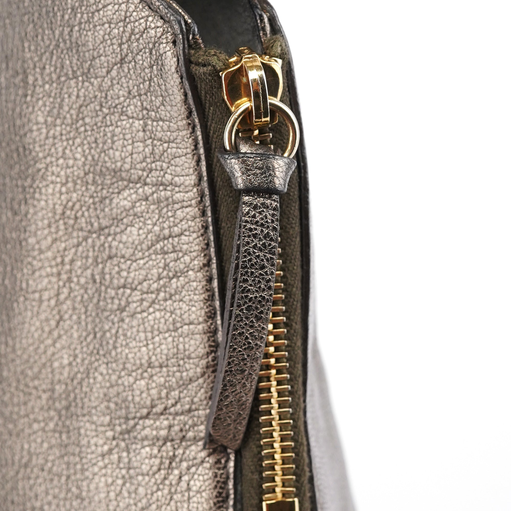 Yves Saint Laurent Metallic Leather Metropolis Shoulder Bag