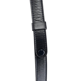 Yves Saint Laurent Navy Leather Shoulder Bag