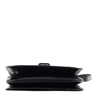 Yves Saint Laurent Navy Leather Shoulder Bag