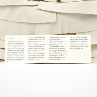 Yves Saint Laurent Off White Leather Saint Tropez Shoulder Bag