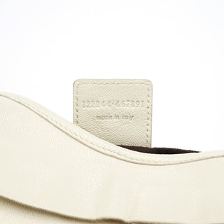 Yves Saint Laurent Off White Leather Saint Tropez Shoulder Bag