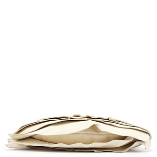 Yves Saint Laurent Off White Leather Saint Tropez Shoulder Bag