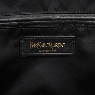 Yves Saint Laurent Olive Green Patent Leather Muse Bag