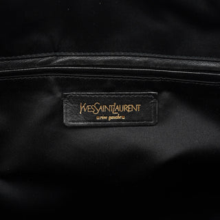 Yves Saint Laurent Olive Green Patent Leather Muse Tote Bag