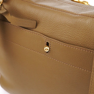 Yves Saint Laurent Olive Pink Leather Muse Two 2-Way Bag