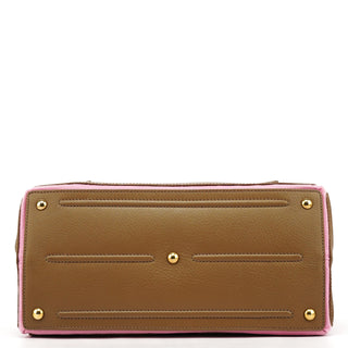 Yves Saint Laurent Olive Pink Leather Muse Two 2-Way Bag