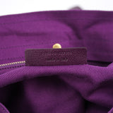Yves Saint Laurent Purple Leather Muse Two Top Handle Bag