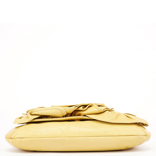 Yves Saint Laurent Soft Yellow Calfskin Nadja Shoulder Bag