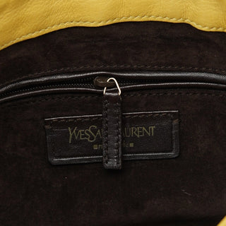 Yves Saint Laurent Soft Yellow Calfskin Nadja Shoulder Bag