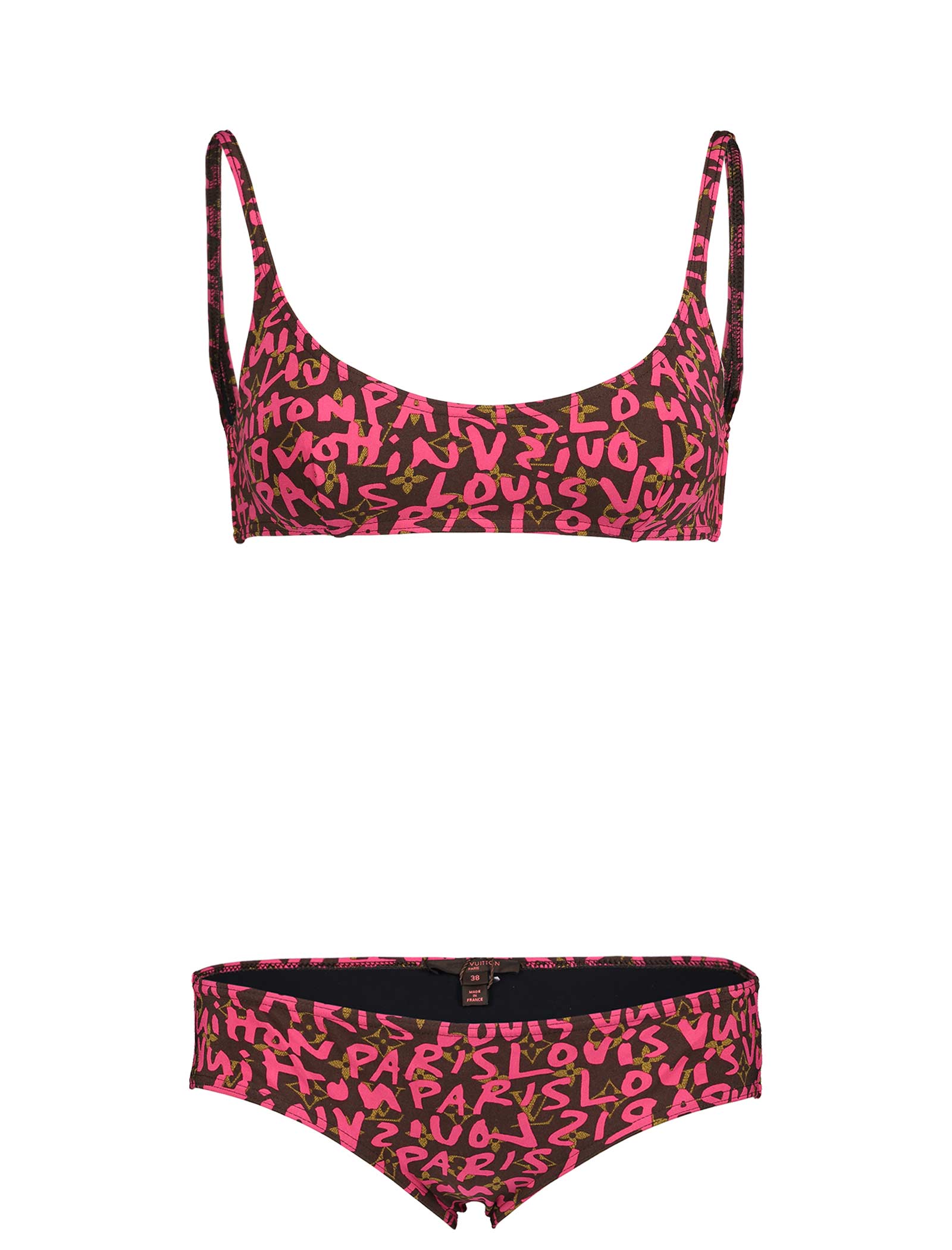 Louis Vuitton Stephen Sprouse Pink Graffiti Bikini — Rediscover Vintage